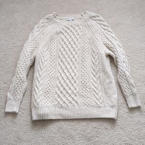 ASOS Topshop Oversized Cable Knit Sweater Size M